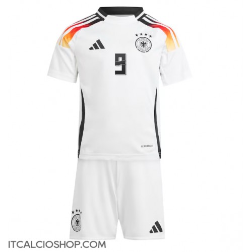 Germania Niclas Fullkrug #9 Prima Maglia Bambino Europei 2024 Manica Corta (+ Pantaloni corti)